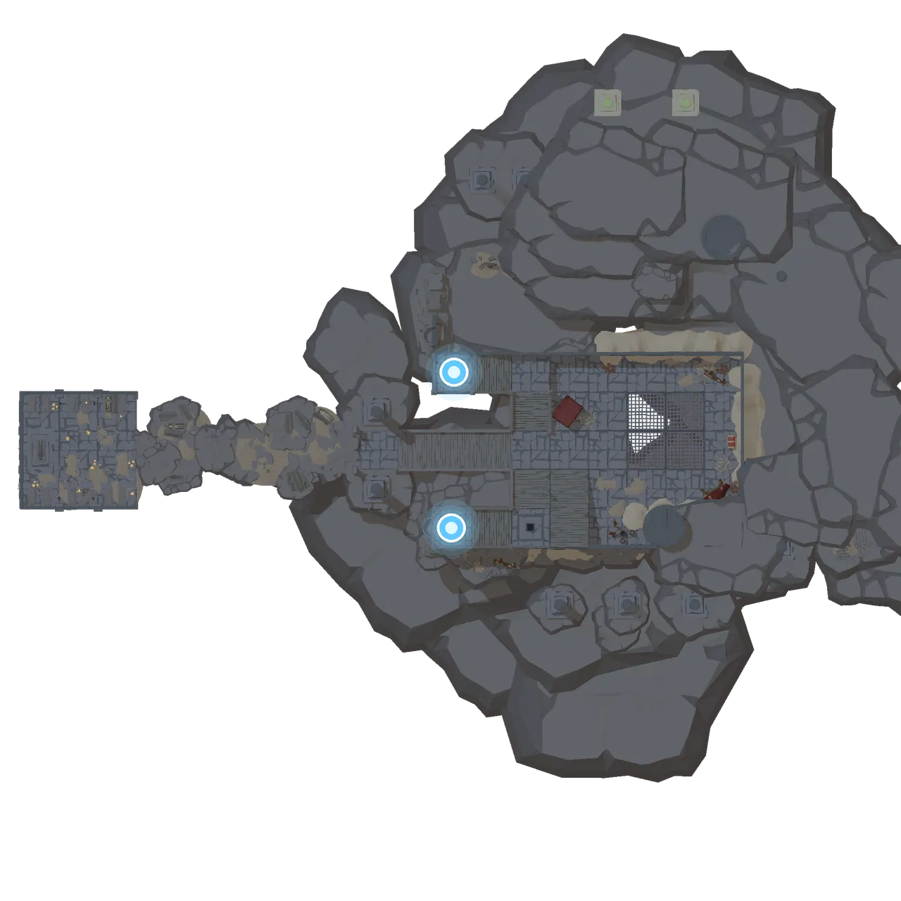 Minimap of Abyss Castle Crypt