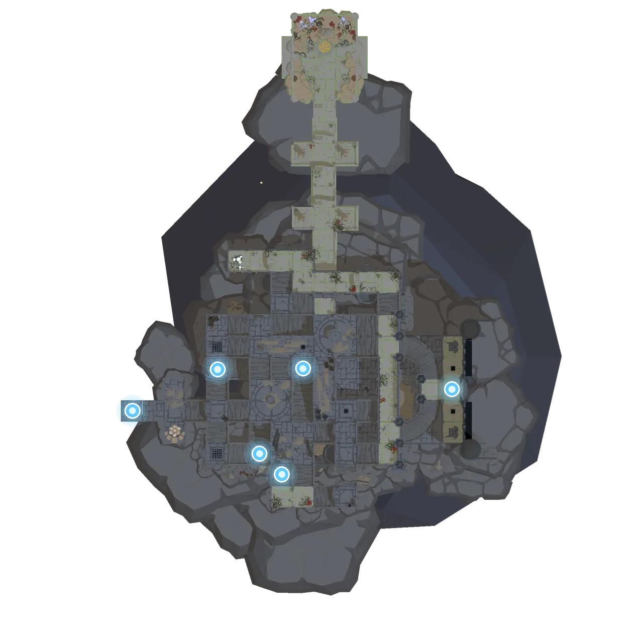 Minimap of Abyss Castle Keep