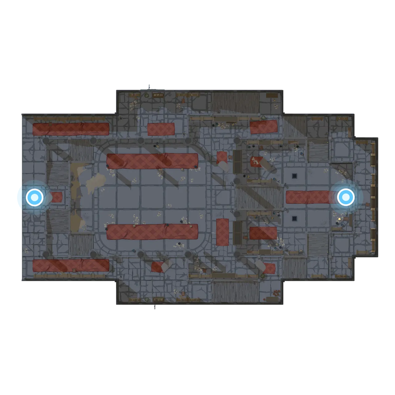 Minimap of Abyss Castle Library