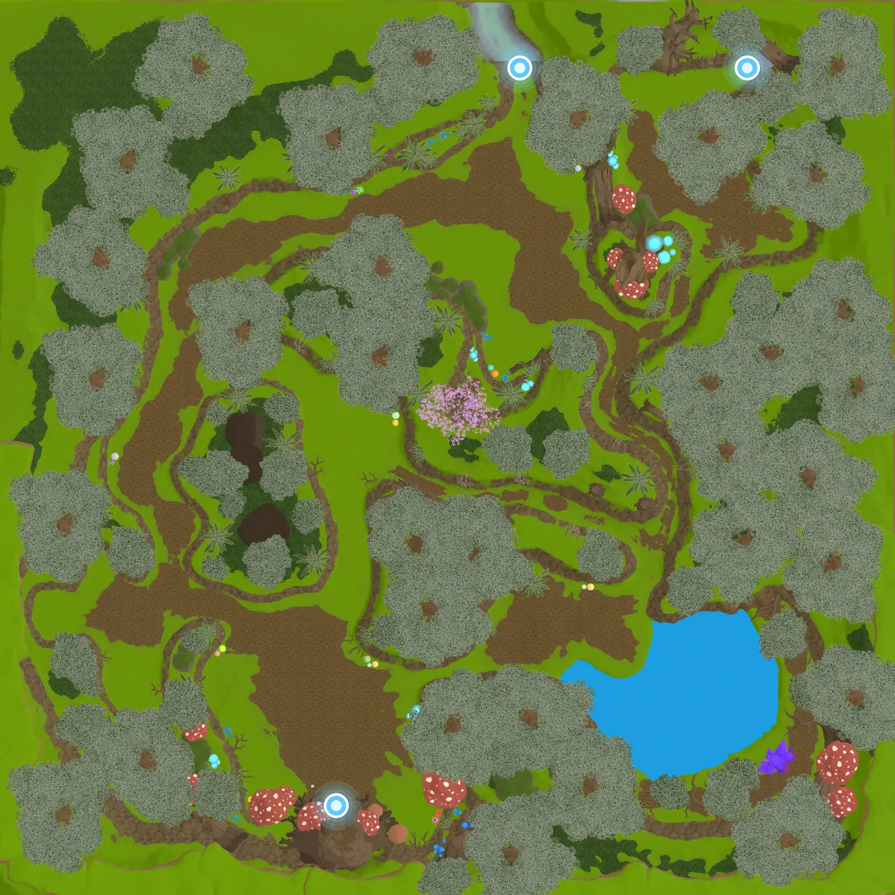 Minimap of Bunny Woods