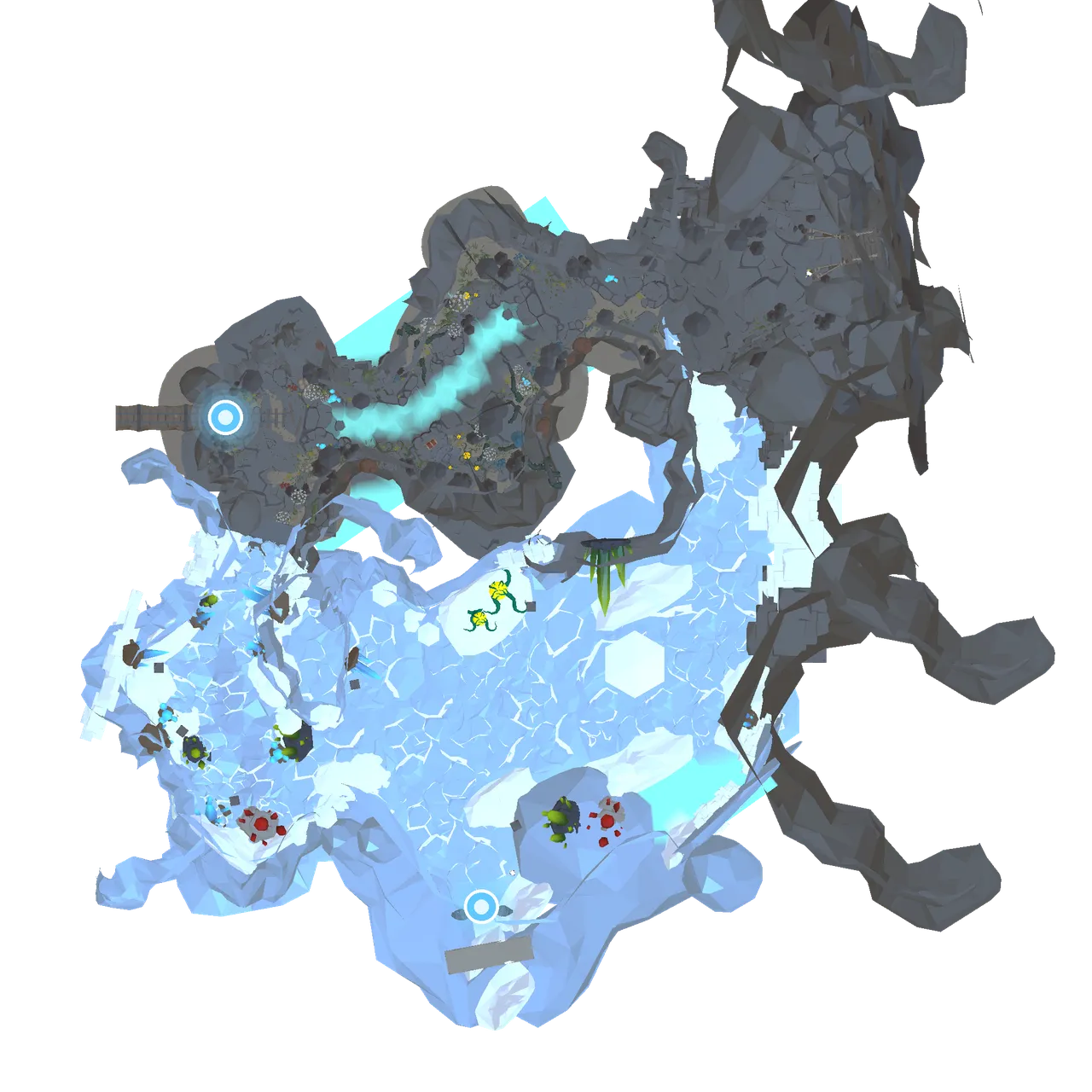 Minimap of Crystal Cave
