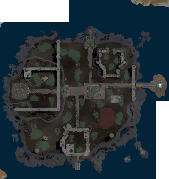 Minimap of Dark Fortress