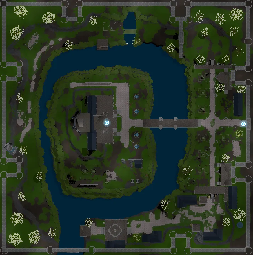 Minimap of Dark Manor