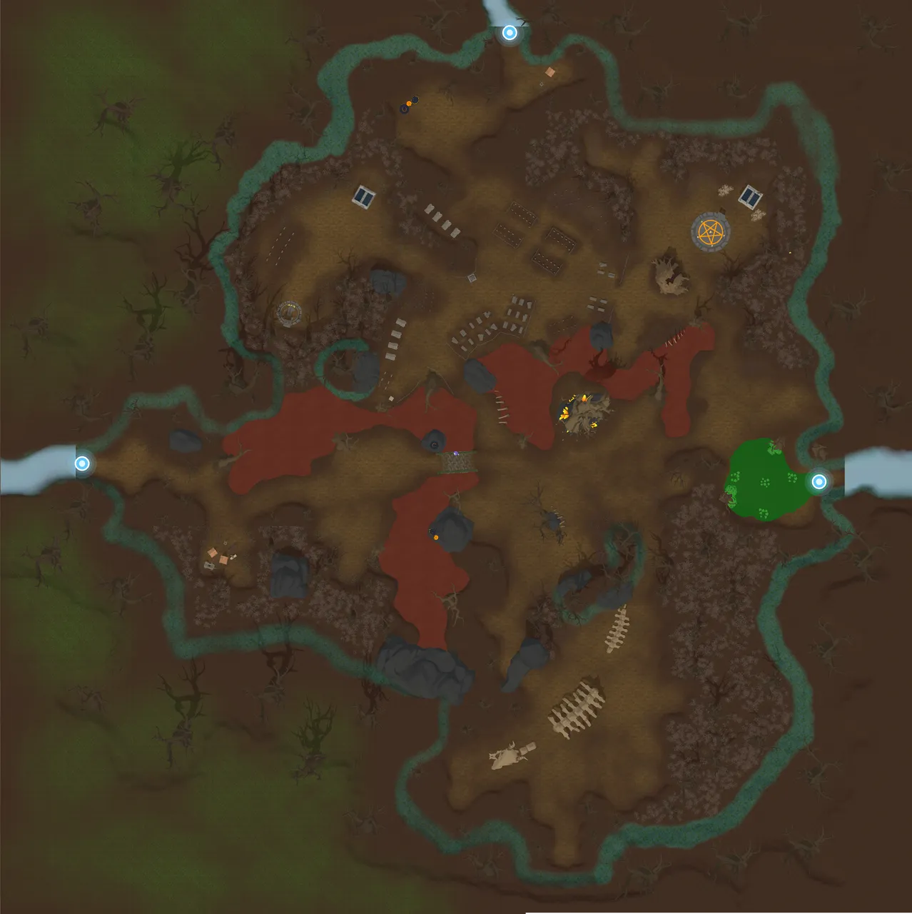 Minimap of Festering Woods 2
