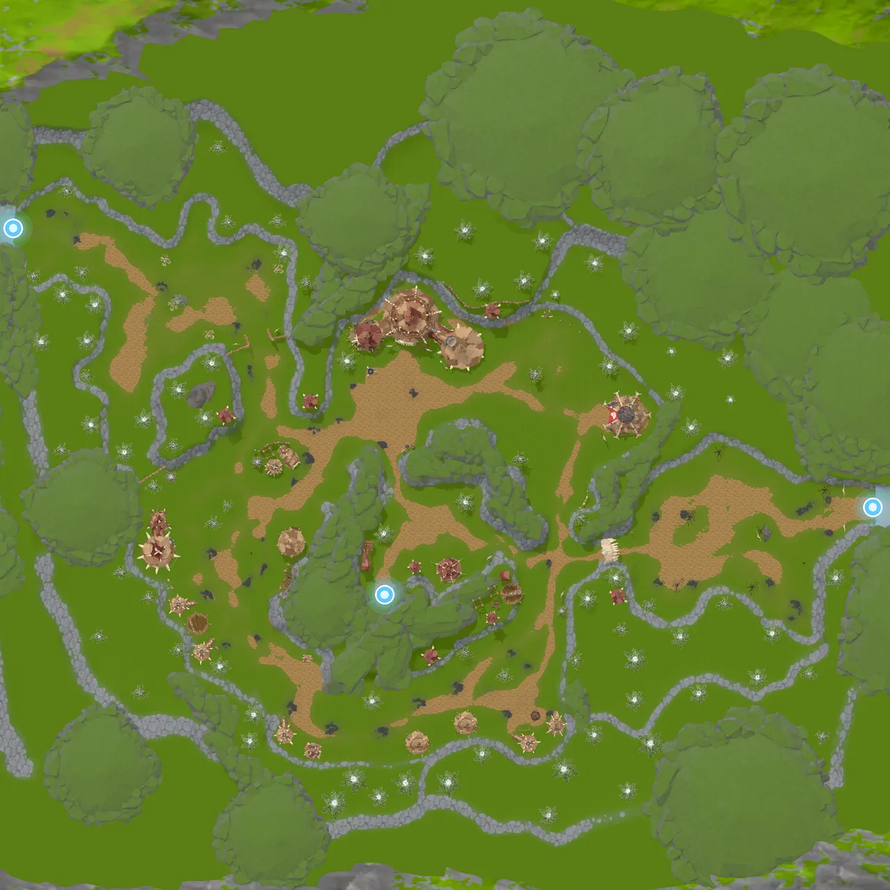 Minimap of Goblin Village