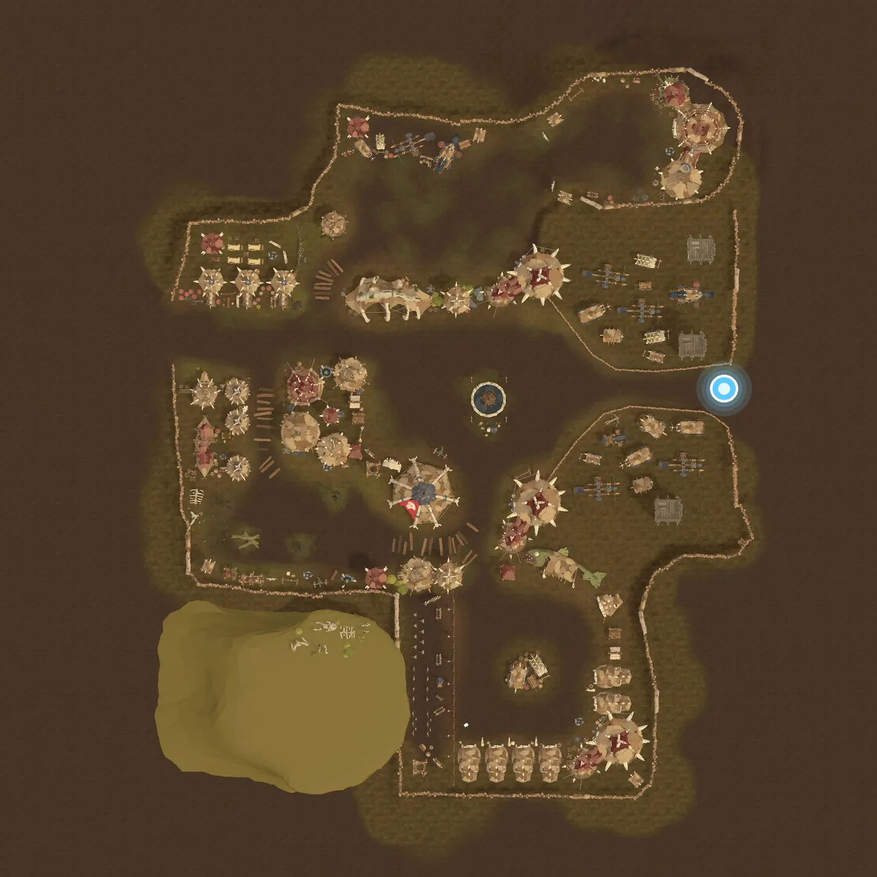Minimap of Goblin Warcamp