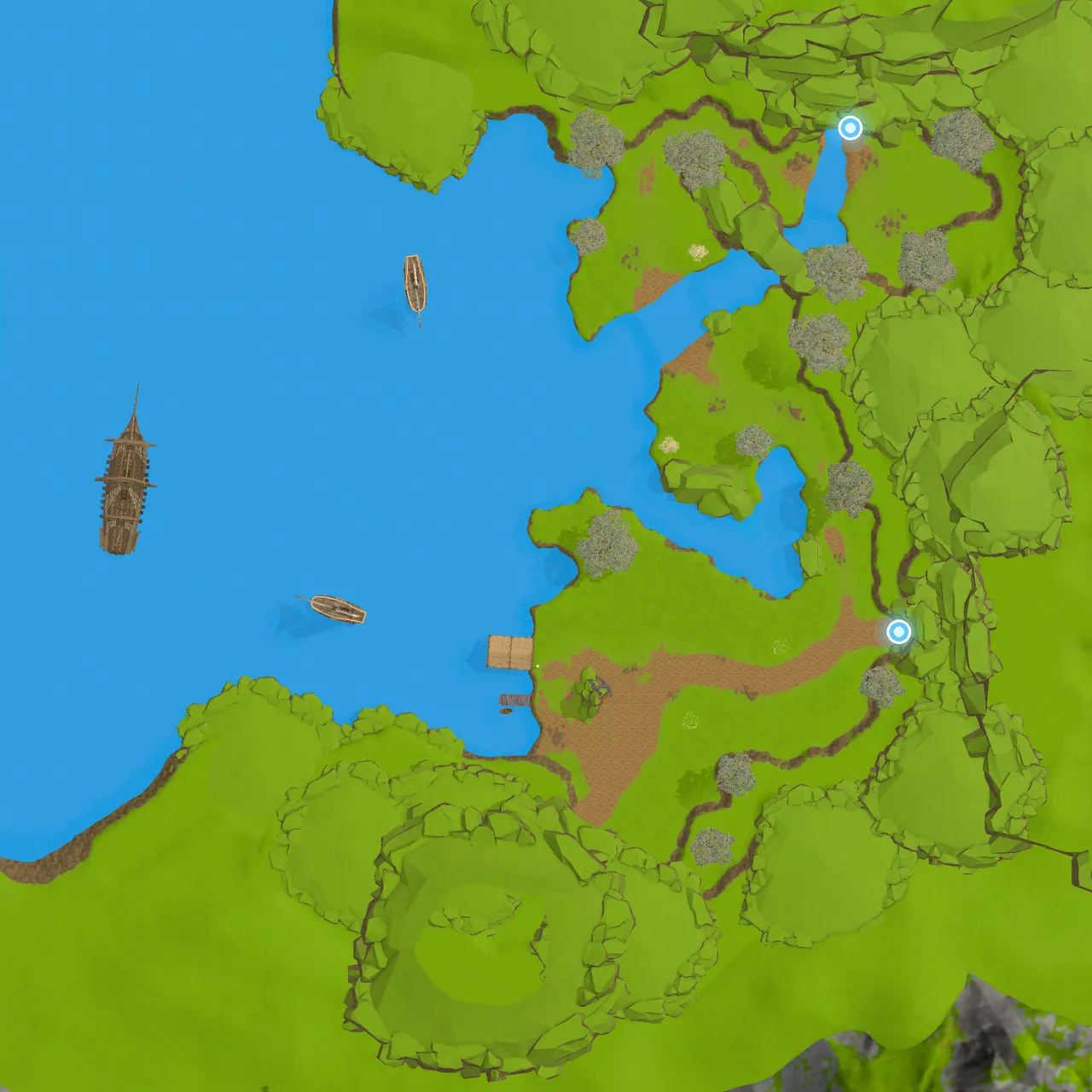 Minimap of Lake Field