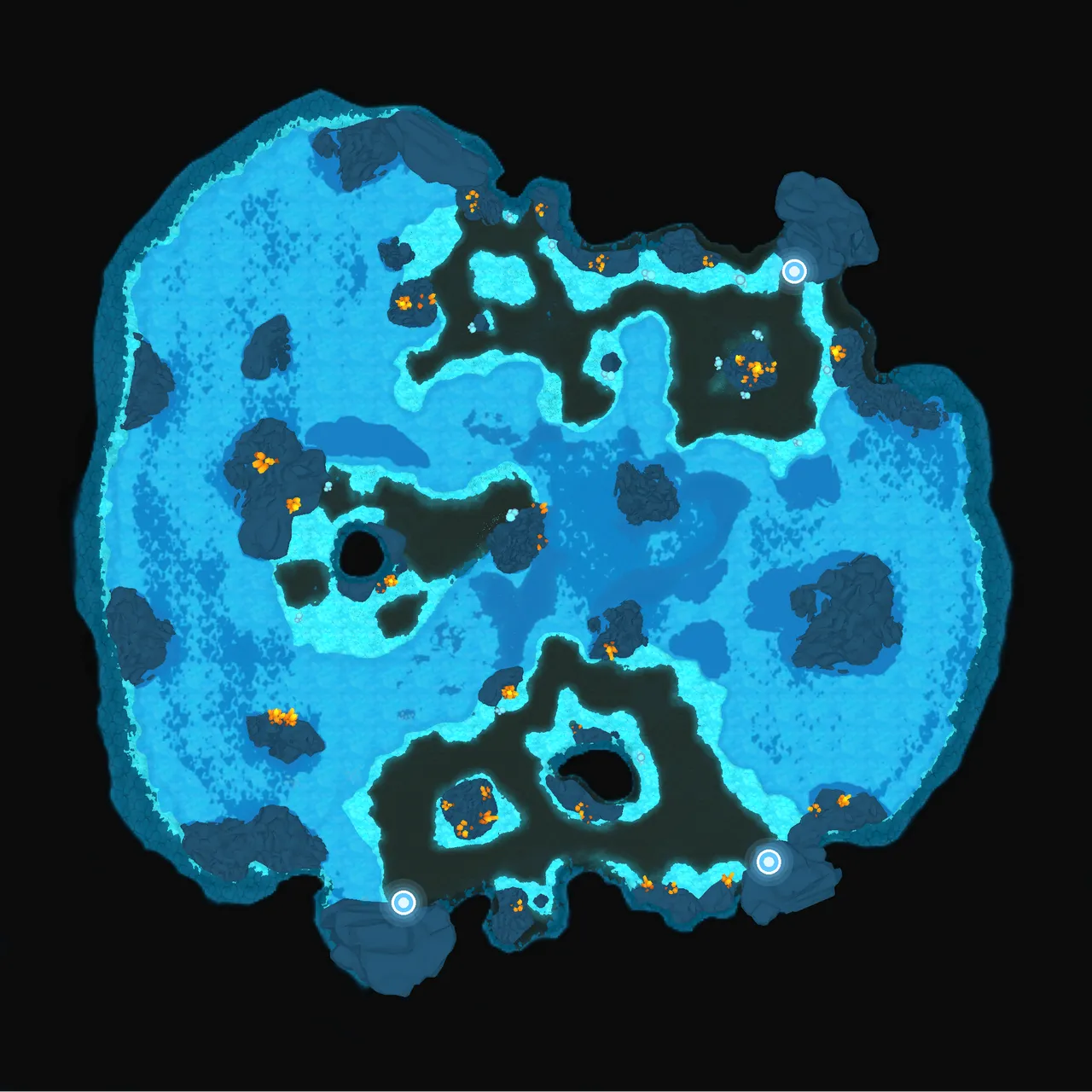Minimap of Mystic Lake 1