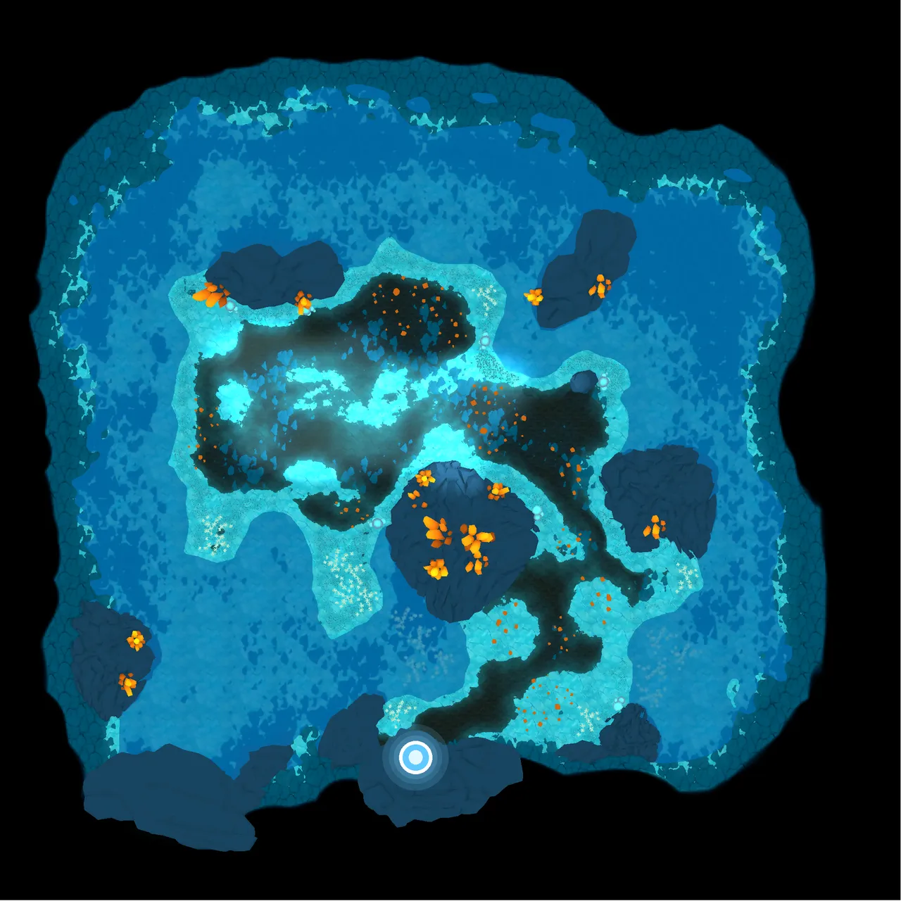 Minimap of Mystic Lake 2