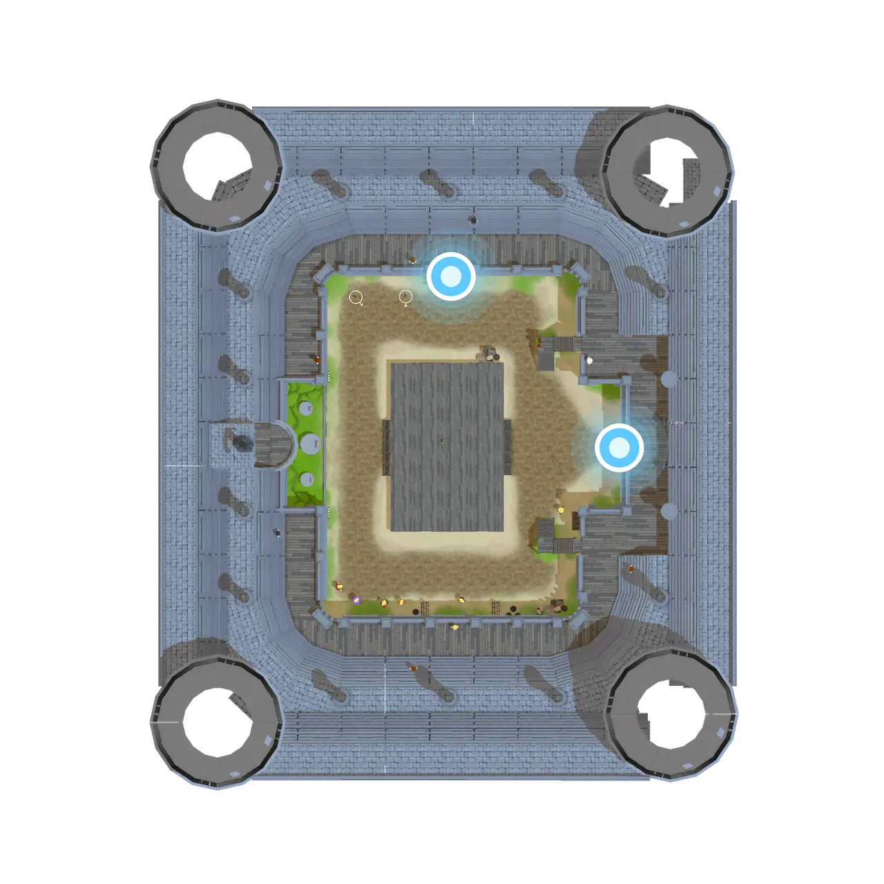 Minimap of Pvp Lobby