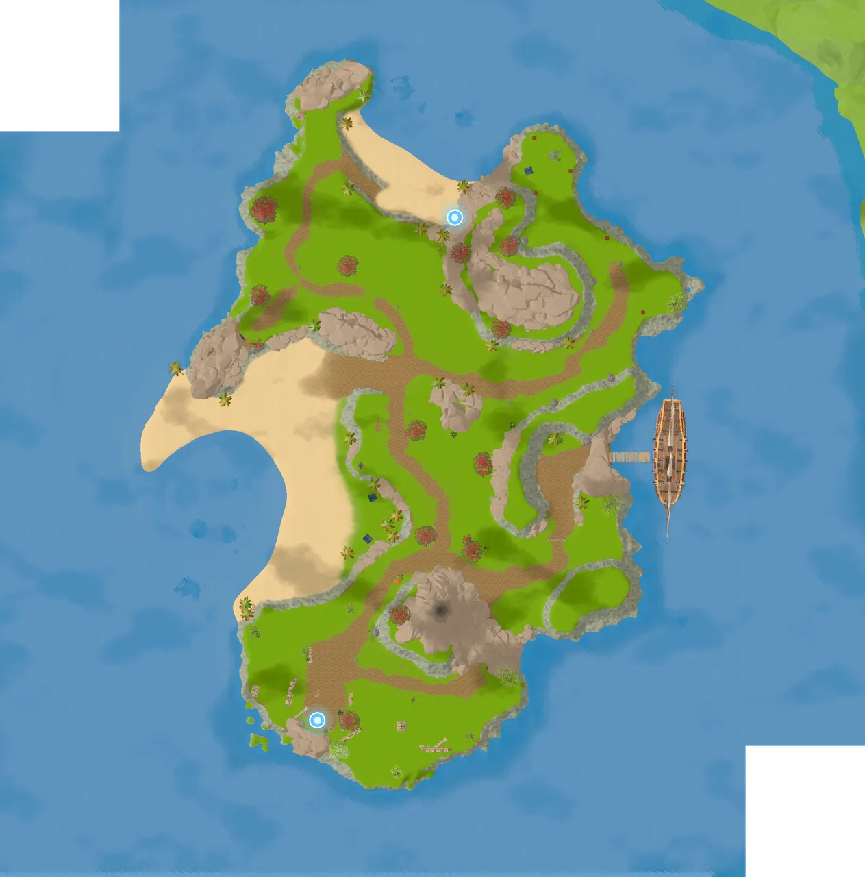 Minimap of Stormreef Isle