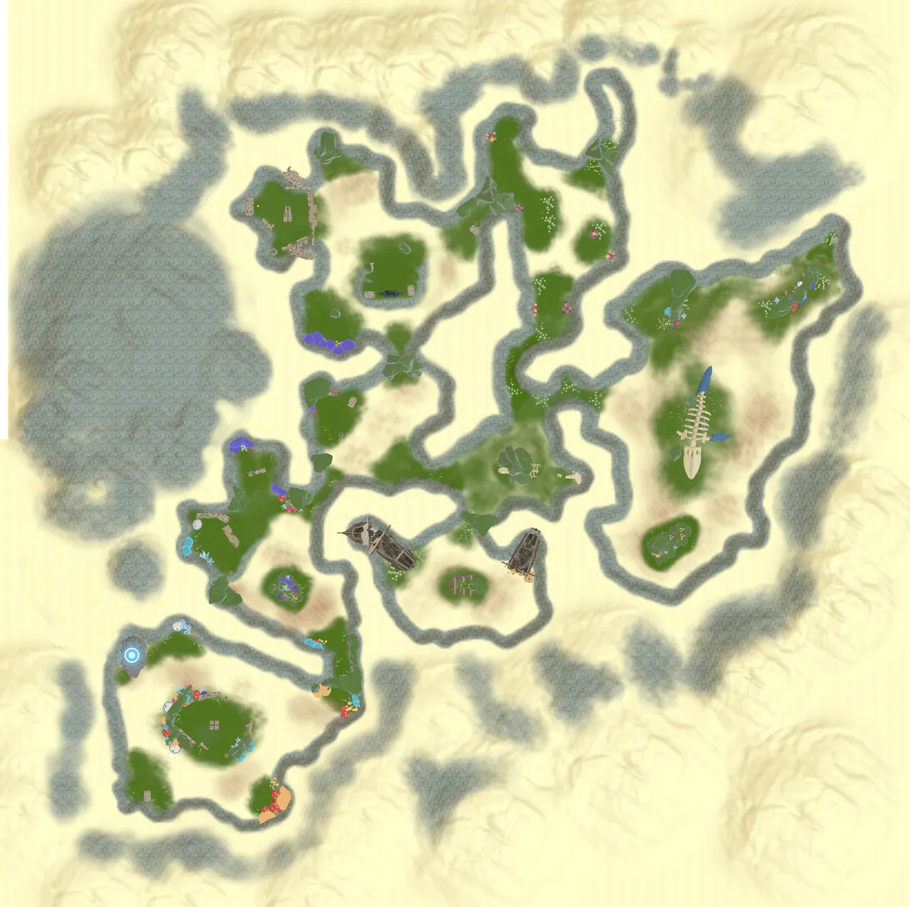 Minimap of Sunken Depths