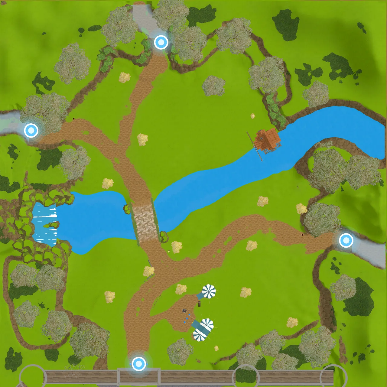 Minimap of Sunny Meadows 1
