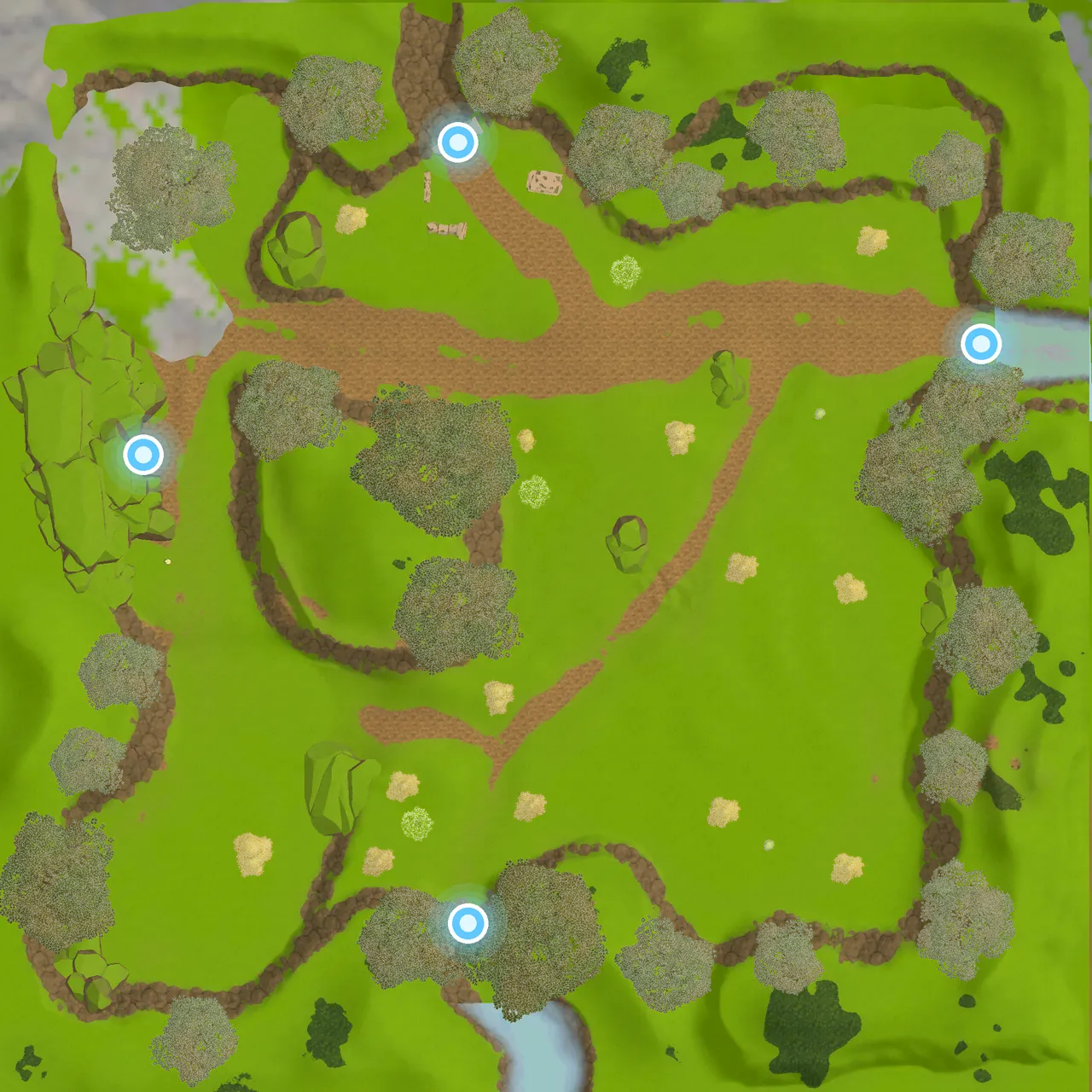 Minimap of Sunny Meadows 2