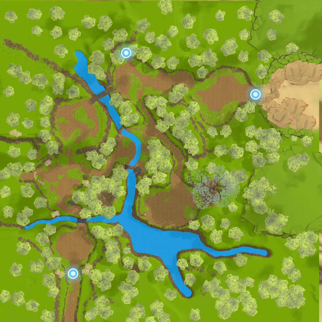 Minimap of Treant Trail
