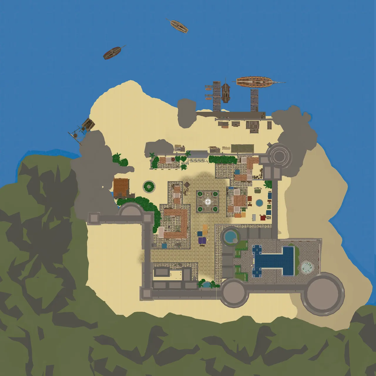 Minimap of Wayfarer's Landing