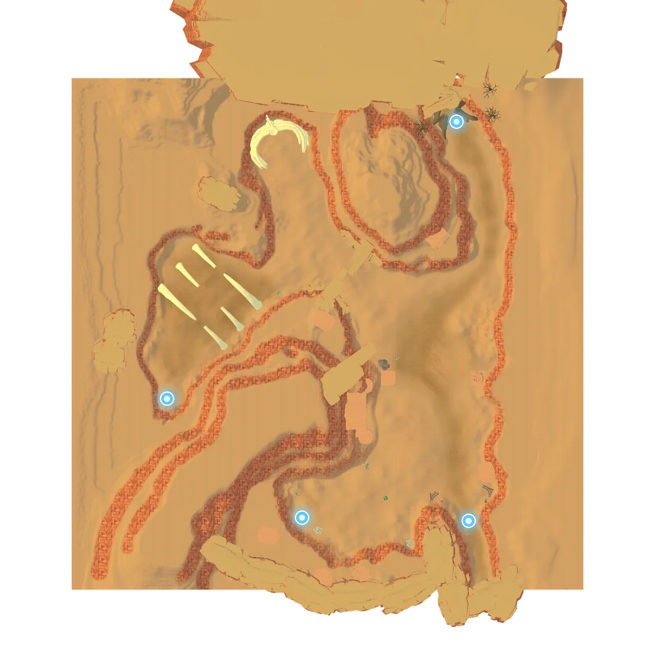 Minimap of Windy Desert North
